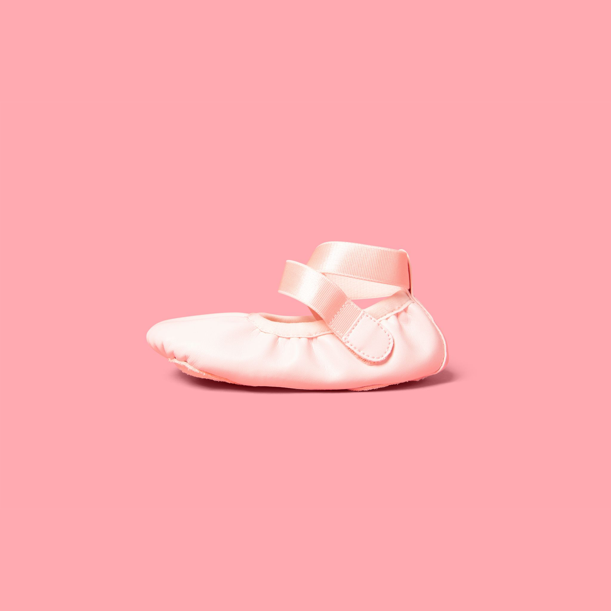 Rose colored kids ballet shoes - Slipps